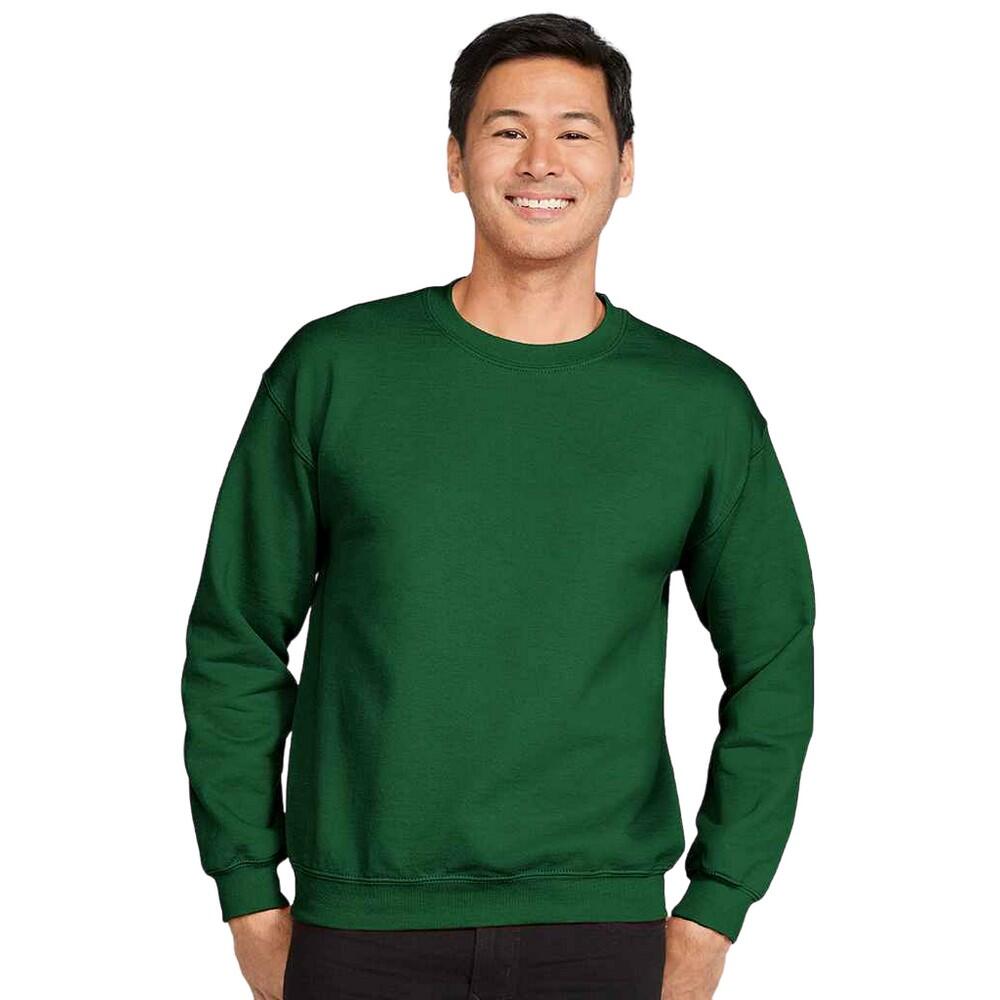 Felpa Uomo Gildan Heavy Blend Verde Foresta 3/3