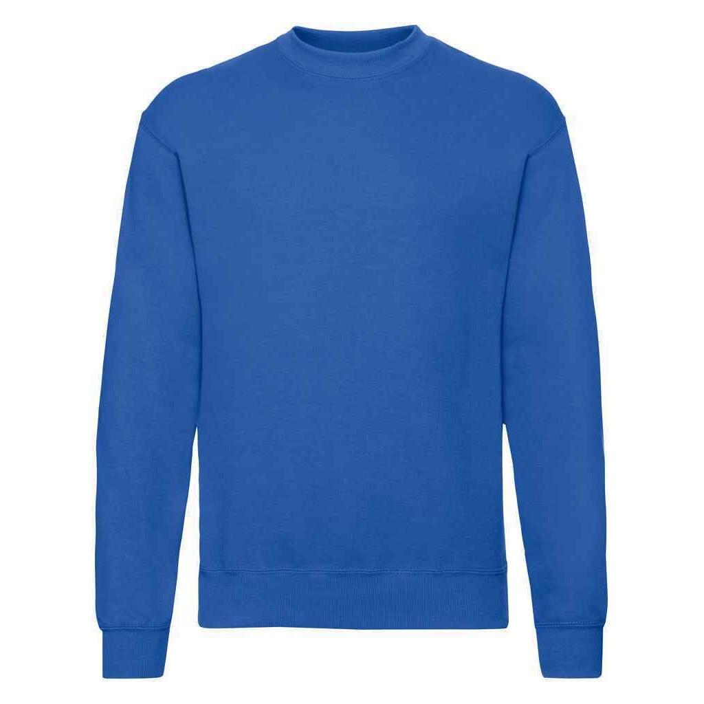 FRUIT OF THE LOOM Unisex Adult Classic Drop Shoulder Sweatshirt (Royal Blue)