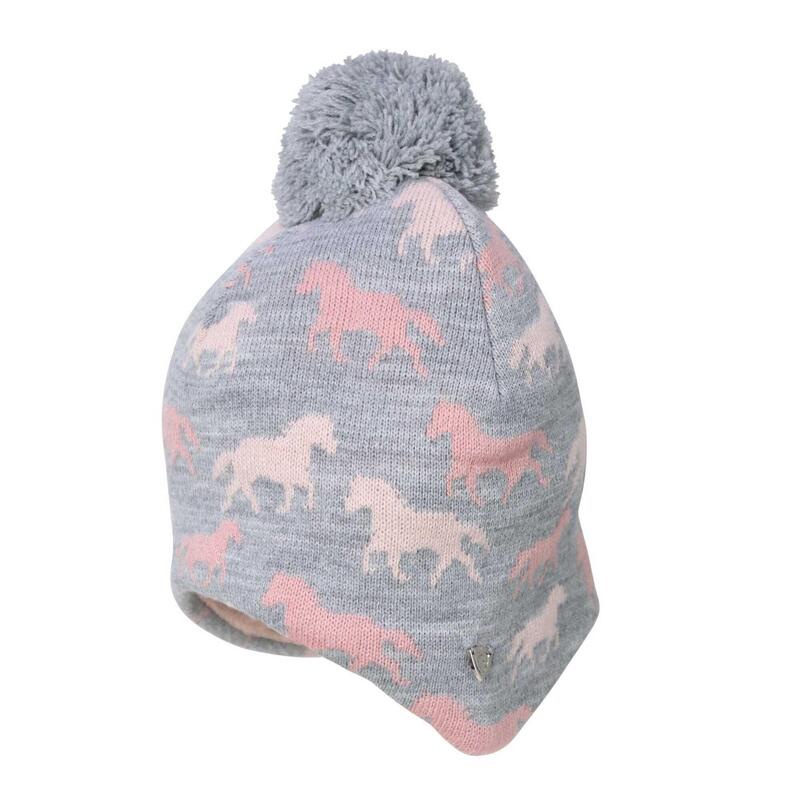 Chapeau FLAINE Enfant (Gris / Rose)