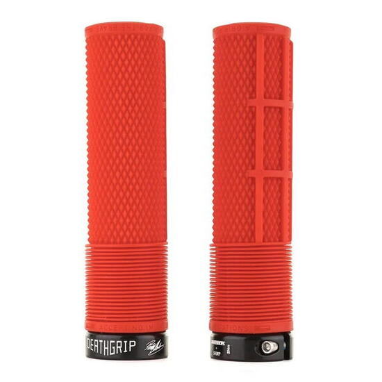 Paire de Grips DMR DeathGrip Flangeless Rouge
