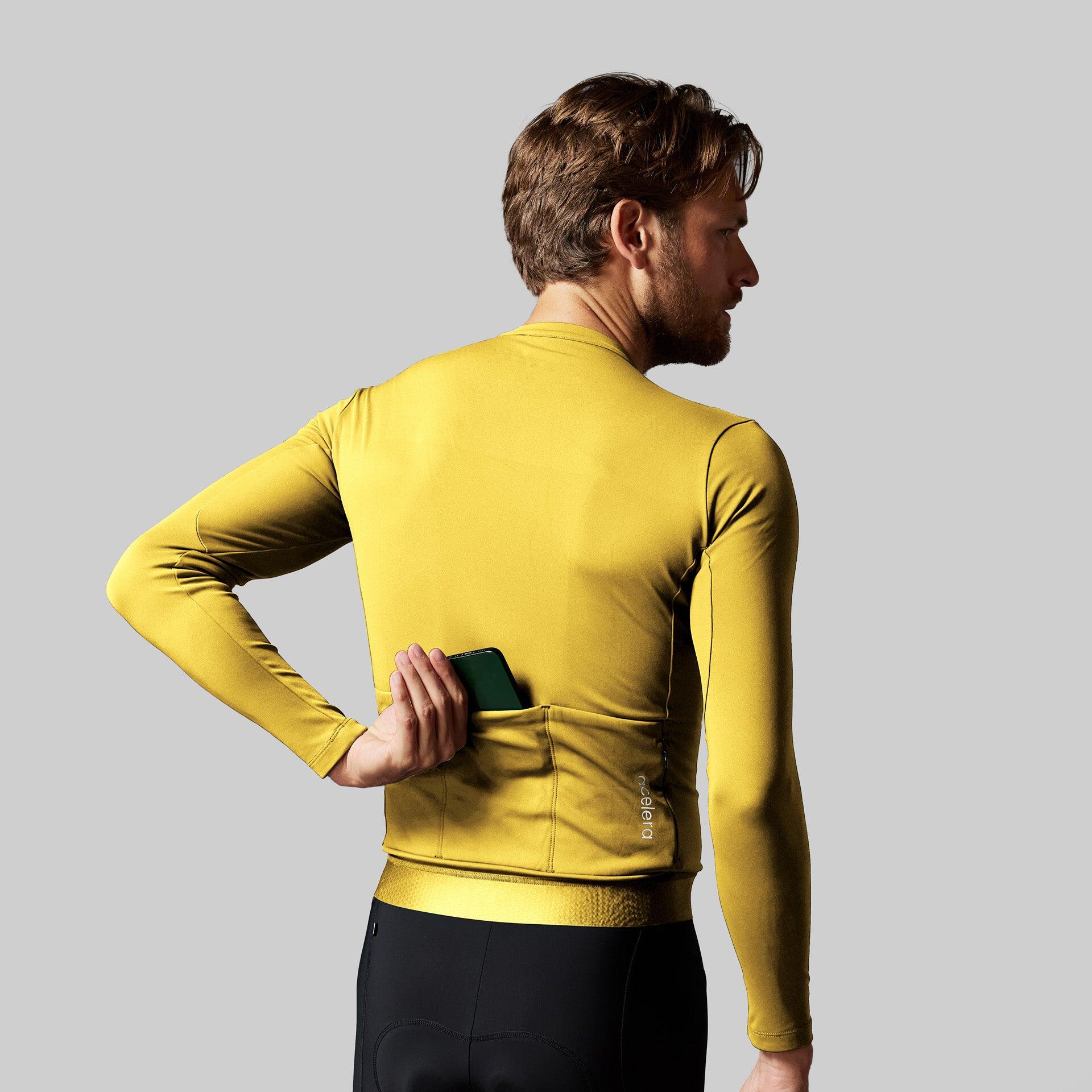 Thermal Fleece Herren Radjacke Langarm Fahrradbekleidung 4/7