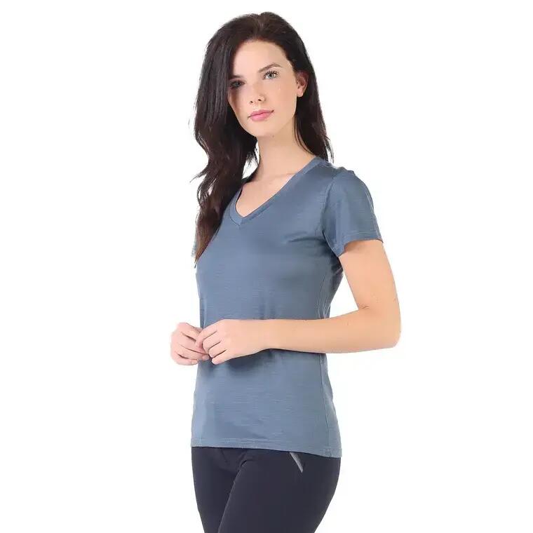 Calima - Damska koszulka z 100% wełny merino (135 g/m²) Szary / L 5/6