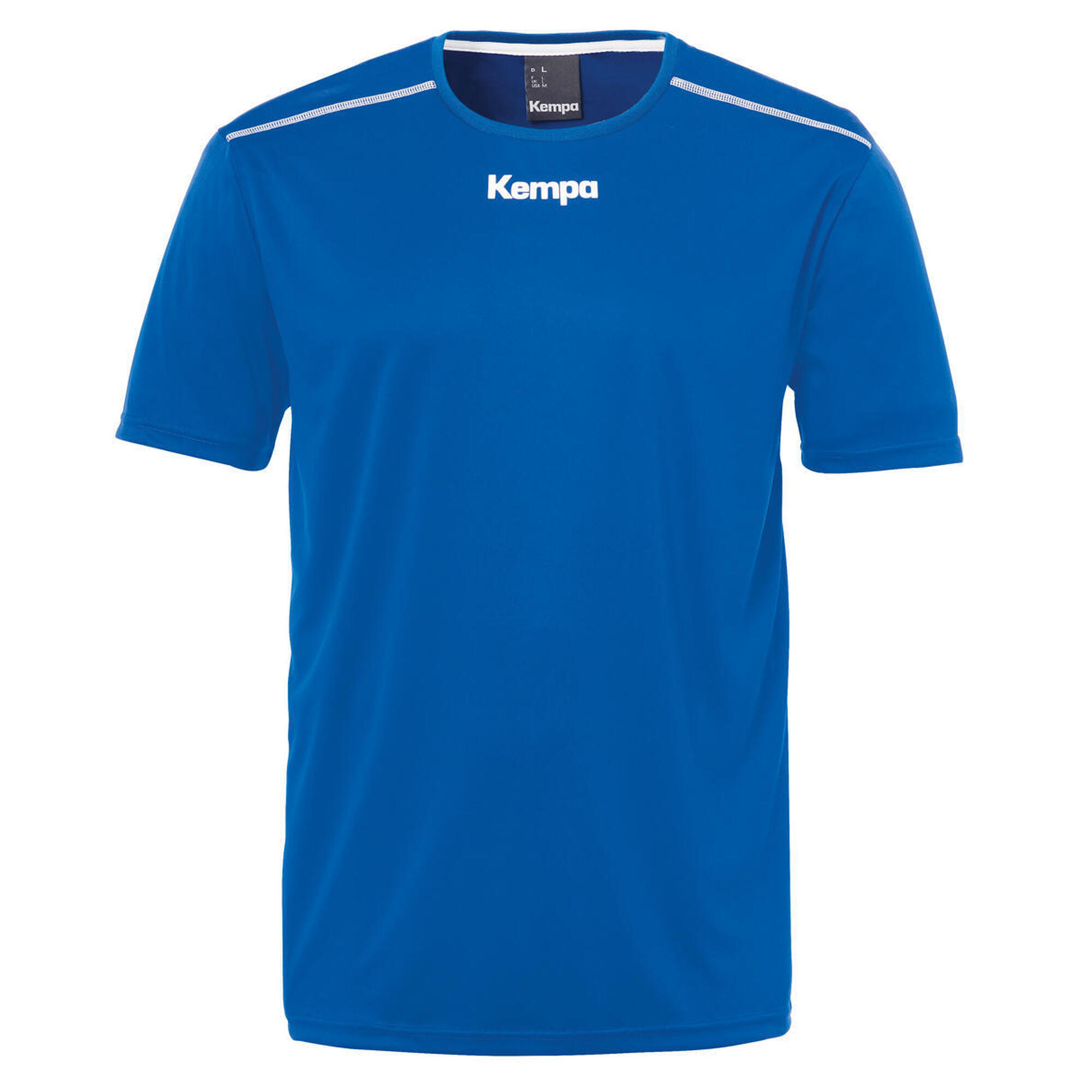 Kempa - Shirt Poly Kempa - T-shirt Manches Courtes - Blanc|bleu|noir - 40 M - Decathlon