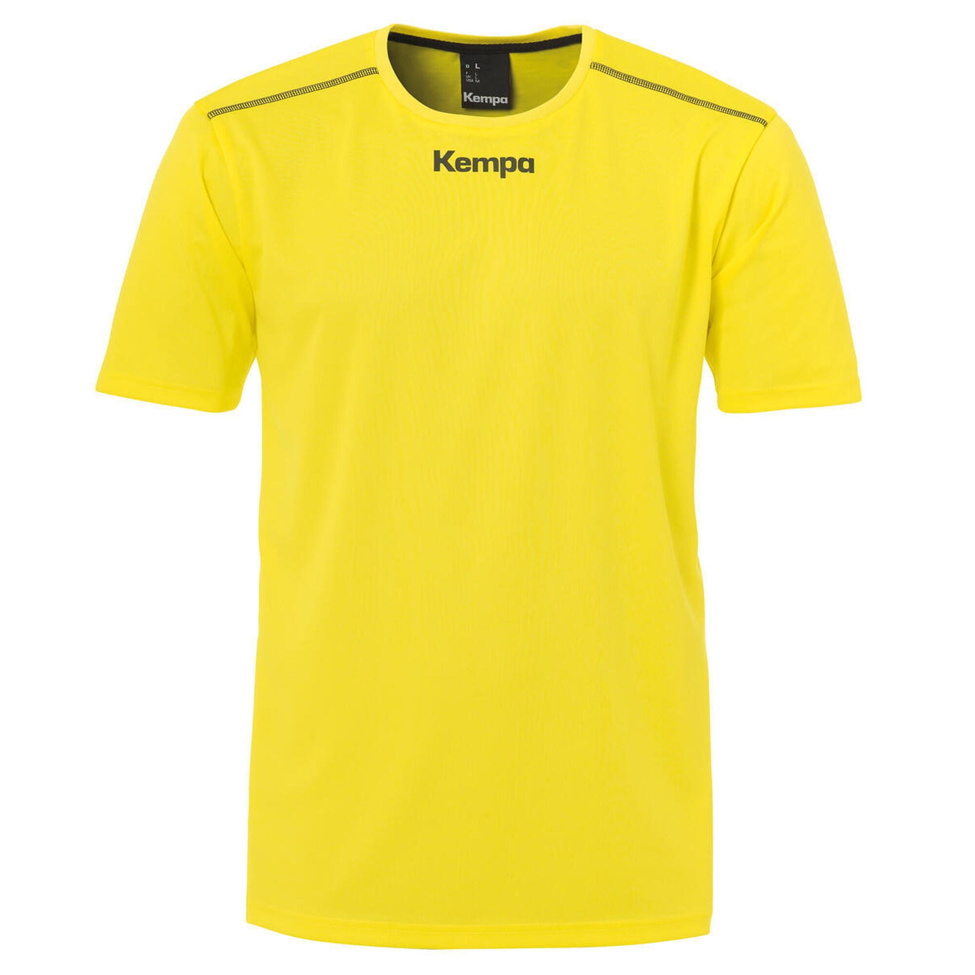 Kempa - Shirt Poly Kempa - T-shirt Manches Courtes - Jaune|noir|vert - 40 M - Decathlon