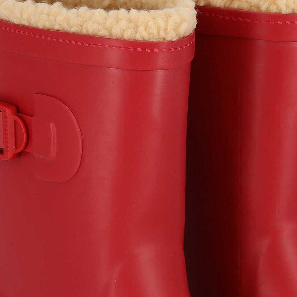 Bottes de pluie enfants - Unisexe - Fausse fourrure - 100 % caoutchouc 3/6