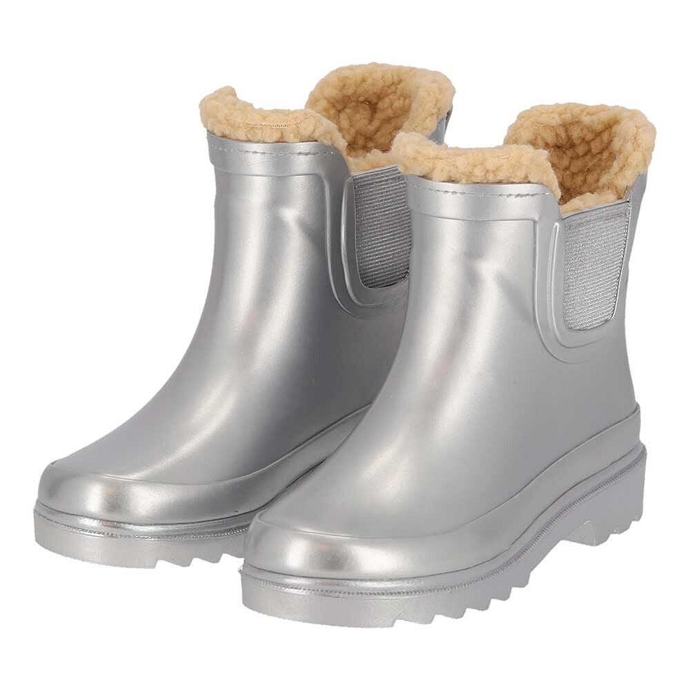 Xq Footwear - Bottes De Pluie Chelsea Enfants - Unisexe - Fausse Fourrure - Caoutchouc - Bottes D'Équitation - Gris - 27 - Decathlon