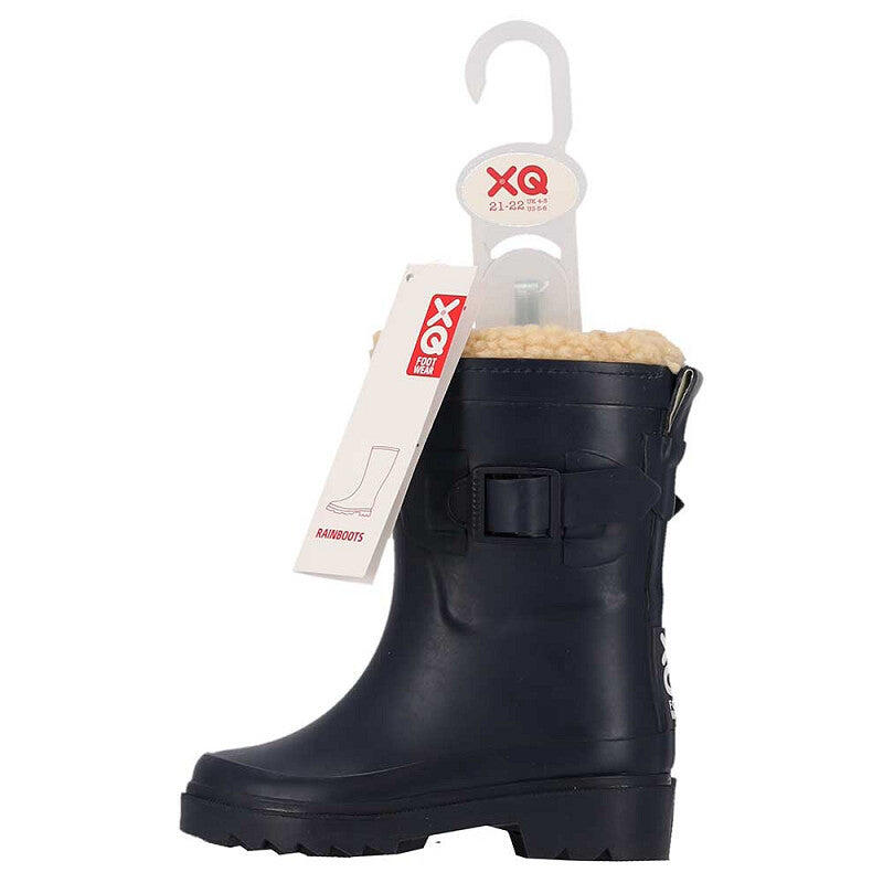 XQ - Regenlaarzen kinderen - Unisex - Fake Fur voering 4/6
