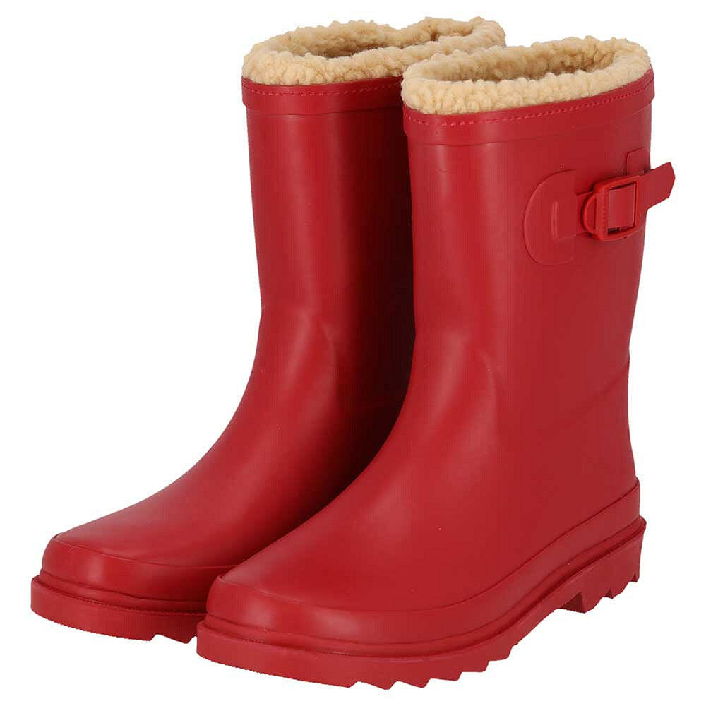 Xq Footwear - Bottes De Pluie Enfants - Unisexe - Fausse Fourrure - 100 % Caoutchouc - Bottes D'Équitation - Rouge - 29 - Decathlon