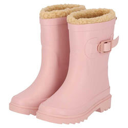 Bottes de pluie enfants - Unisexe - Fausse fourrure - 100 % caoutchouc
