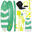 Placă Stand Up Paddle Gonflabil Accesorii HUIIKE, Verde, Stabilitate Mare