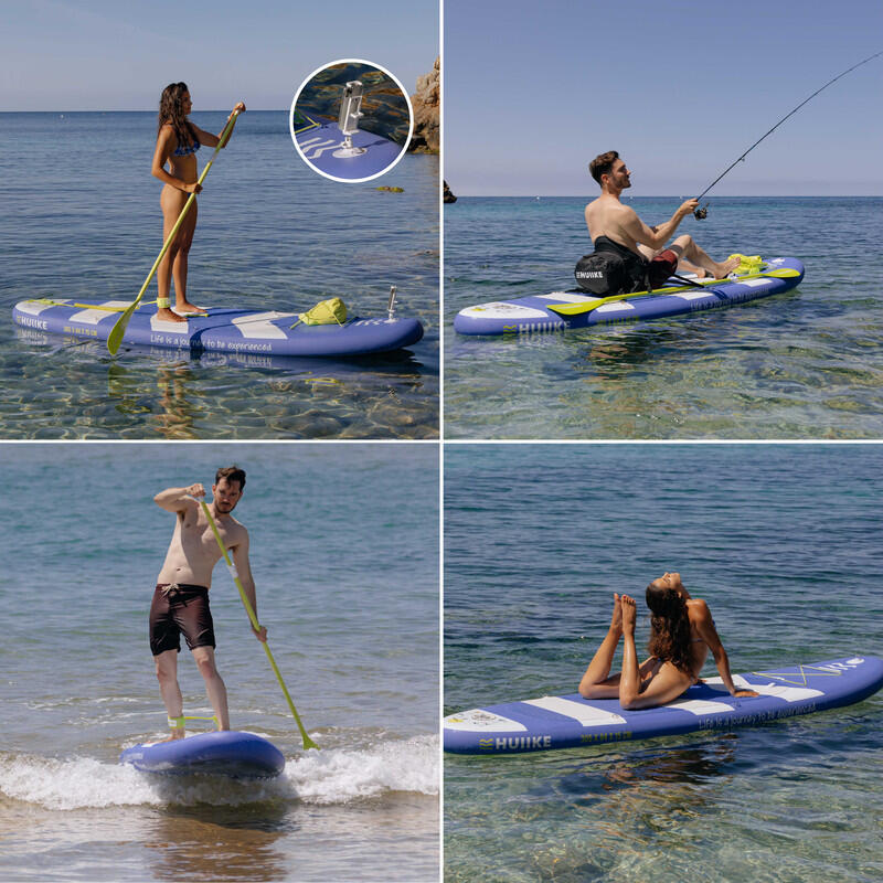 Tavola Sup Gonfiabile Adulti 10’ con Accessori Inclusi, fino a 130 kg, Blu 5/7