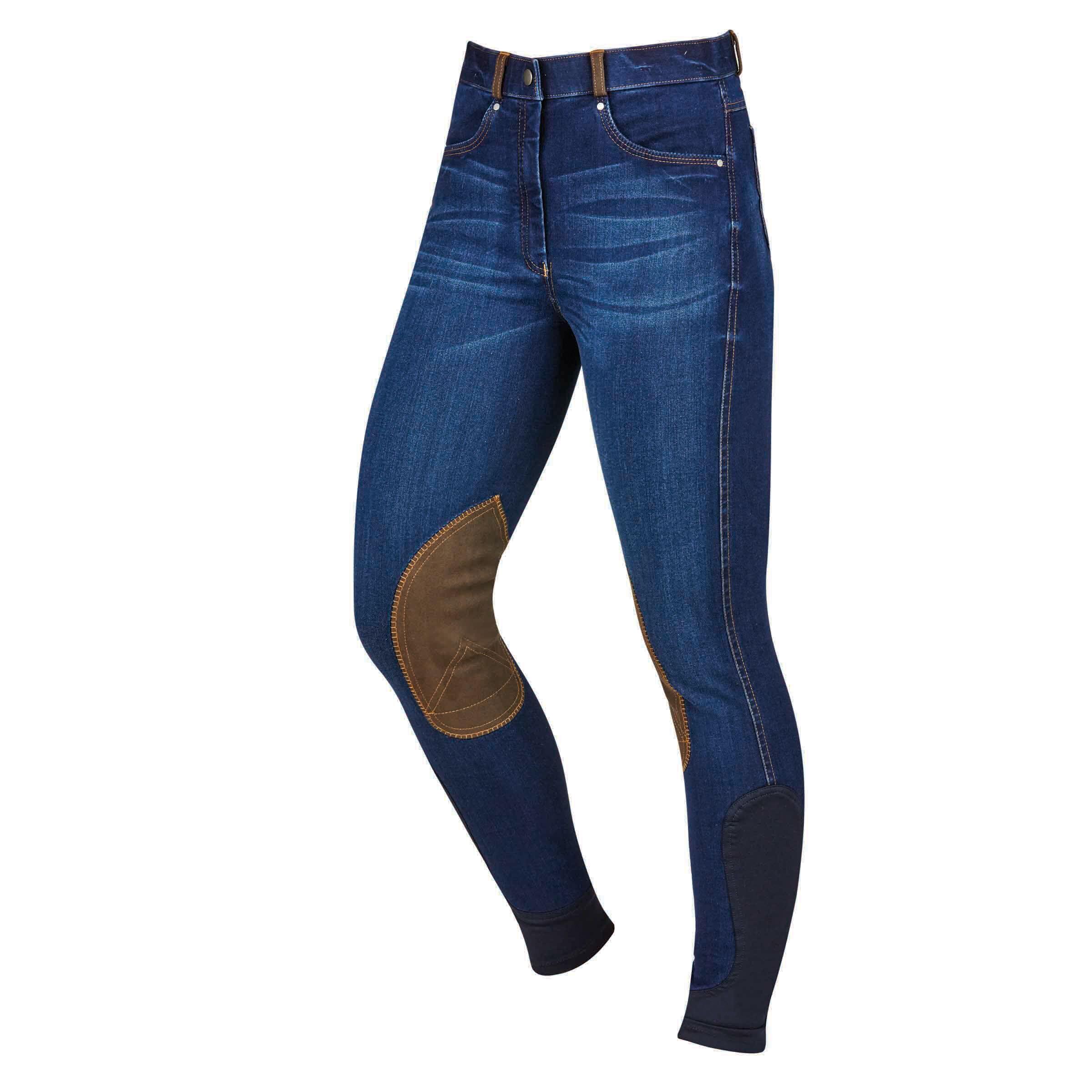 Dames rijjeans met kniestuk Dublin Shona 1/2
