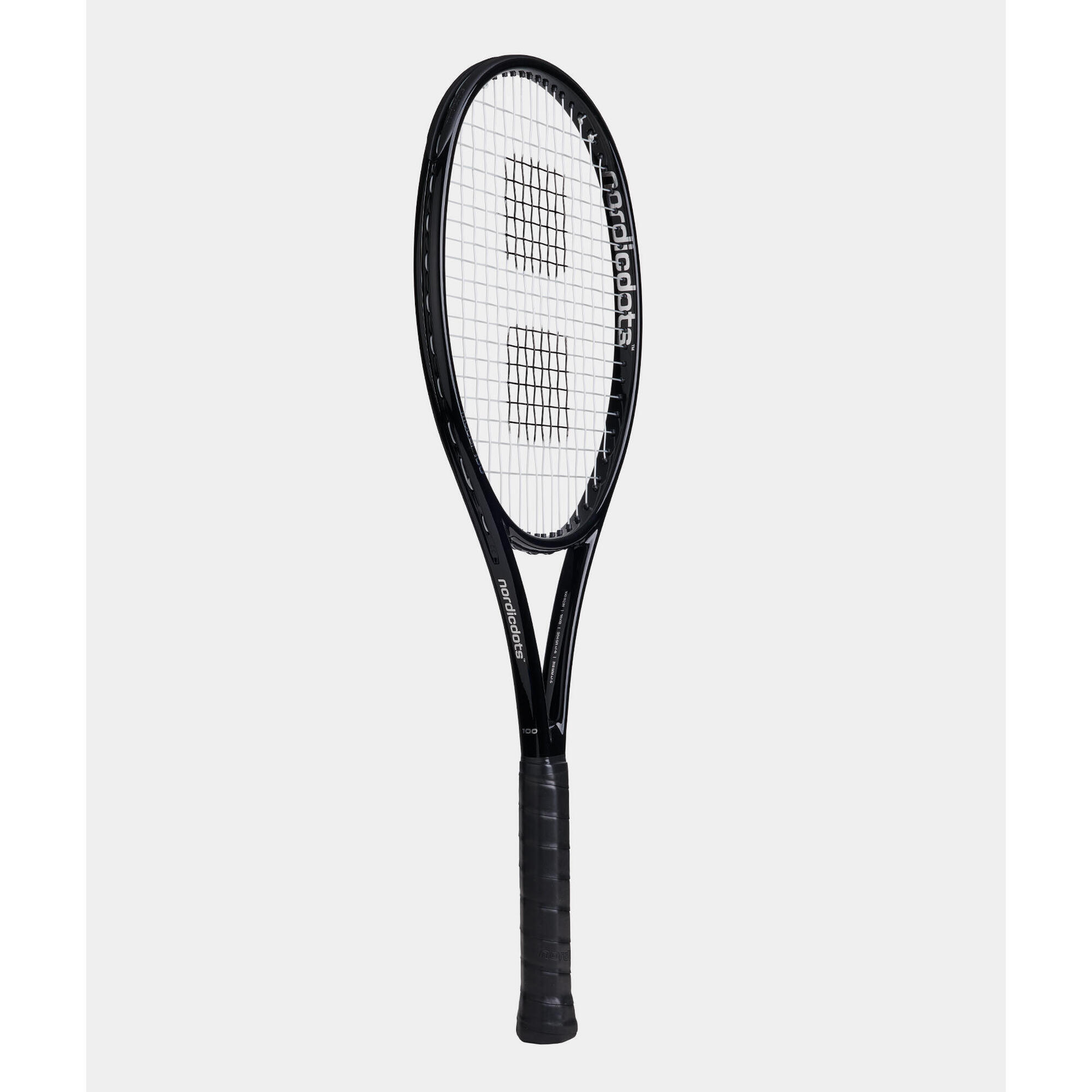 Raquete de Ténis Modelo 100 - Preto brilhante