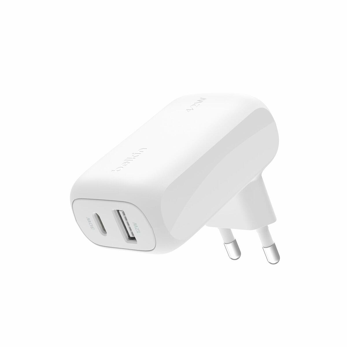 Belkin - Chargeur Mural Belkin Wcb009vfwh Blanc - Pile - Multicolore - No Size - Decathlon