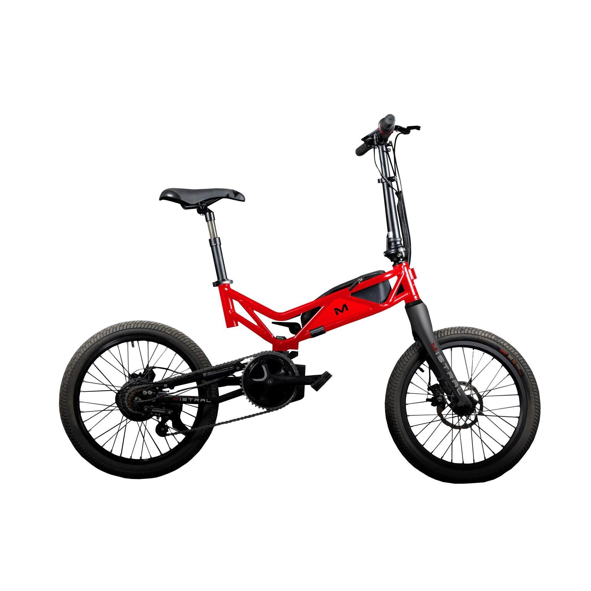 Mistrale Bikes - Reconditionné - Vélo Électrique Pliant Evo Line Rouge - Excellent - Vélo Pliant - Rouge - Decathlon