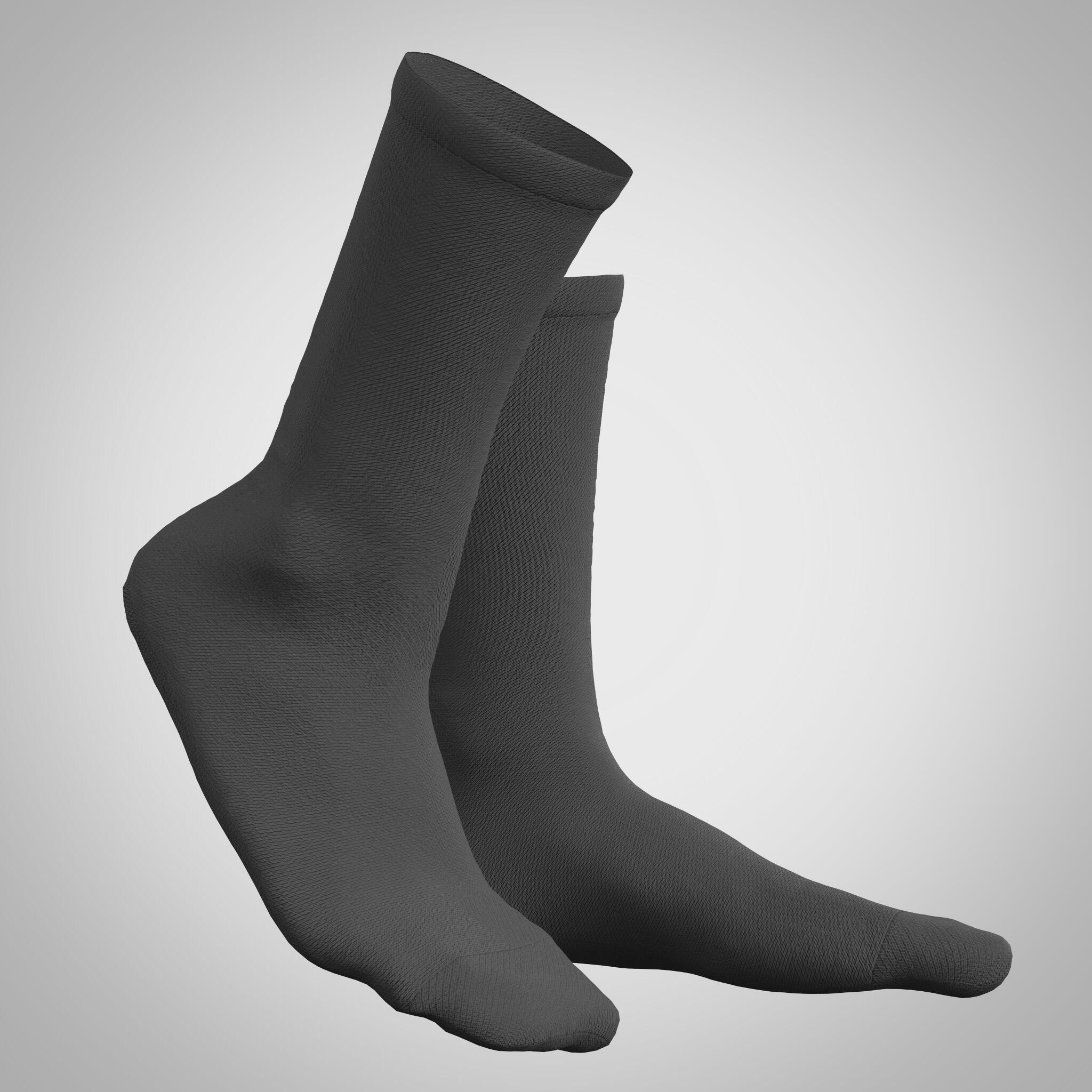 Calcetines de ciclismo/running transpirables – Gris 4/7