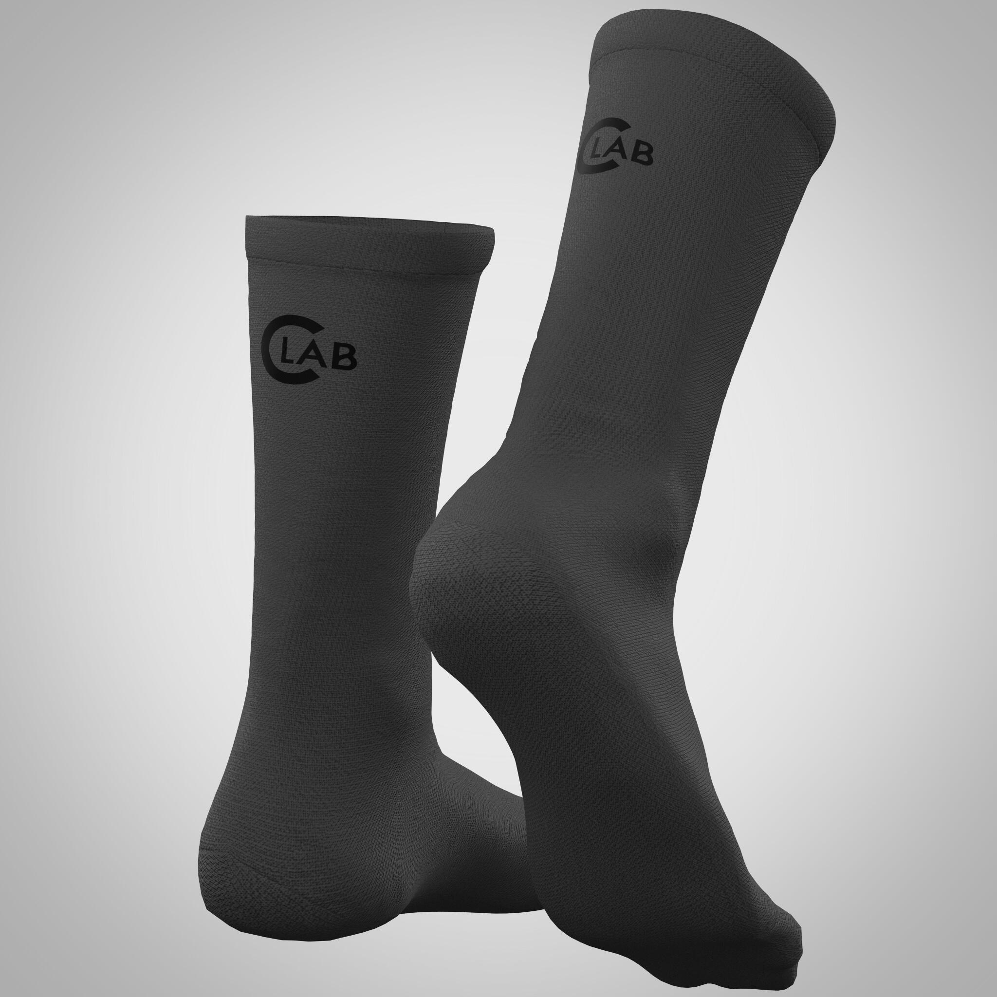 Calcetines de ciclismo/running transpirables – Gris 5/7