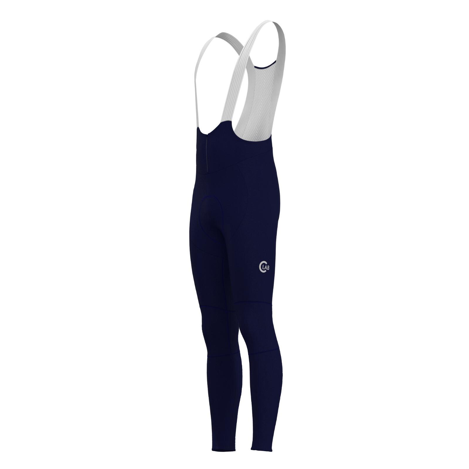 C-lab - Collant De Cyclisme Hiver Pirineus Bleu Marine - Collant De Vélo Avec Bretelles - Bleu - Xs - Decathlon