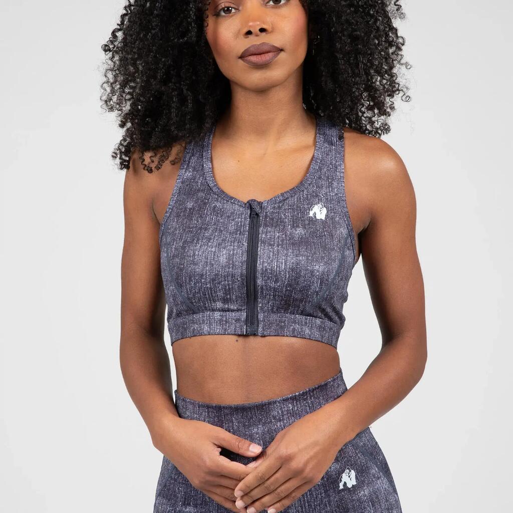 Women's zip-front bra Gorilla Wear Camilla