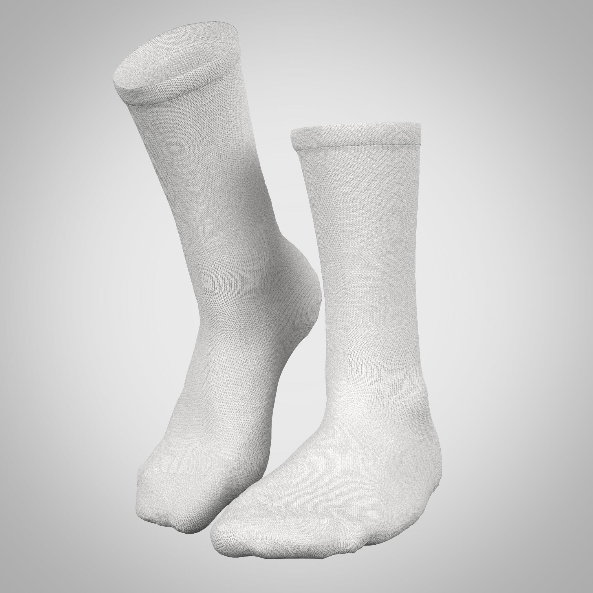Calze da ciclismo/running traspiranti – Bianco 3/6
