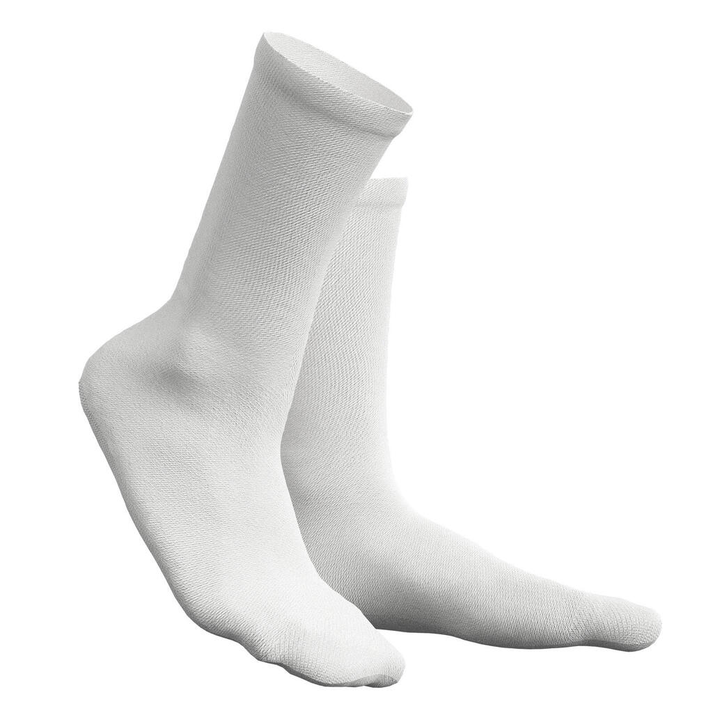 Breathable Cycling/Running Socks – White