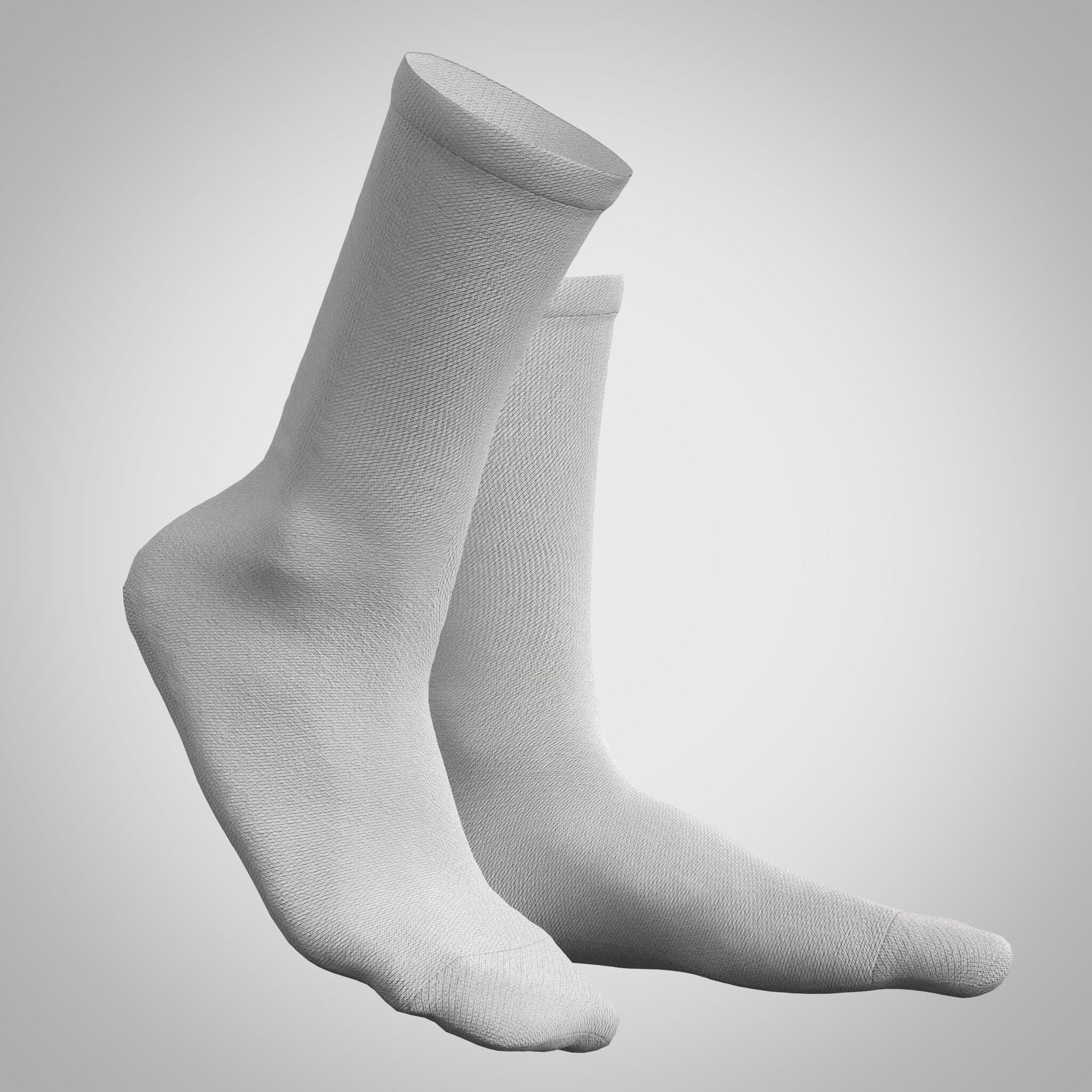 Calze da ciclismo/running traspiranti – Bianco 4/6