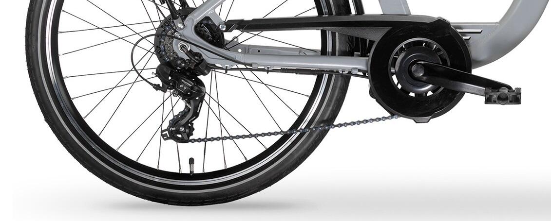 Elektro-Citybike RHEA  24 Zoll, grey 5/5