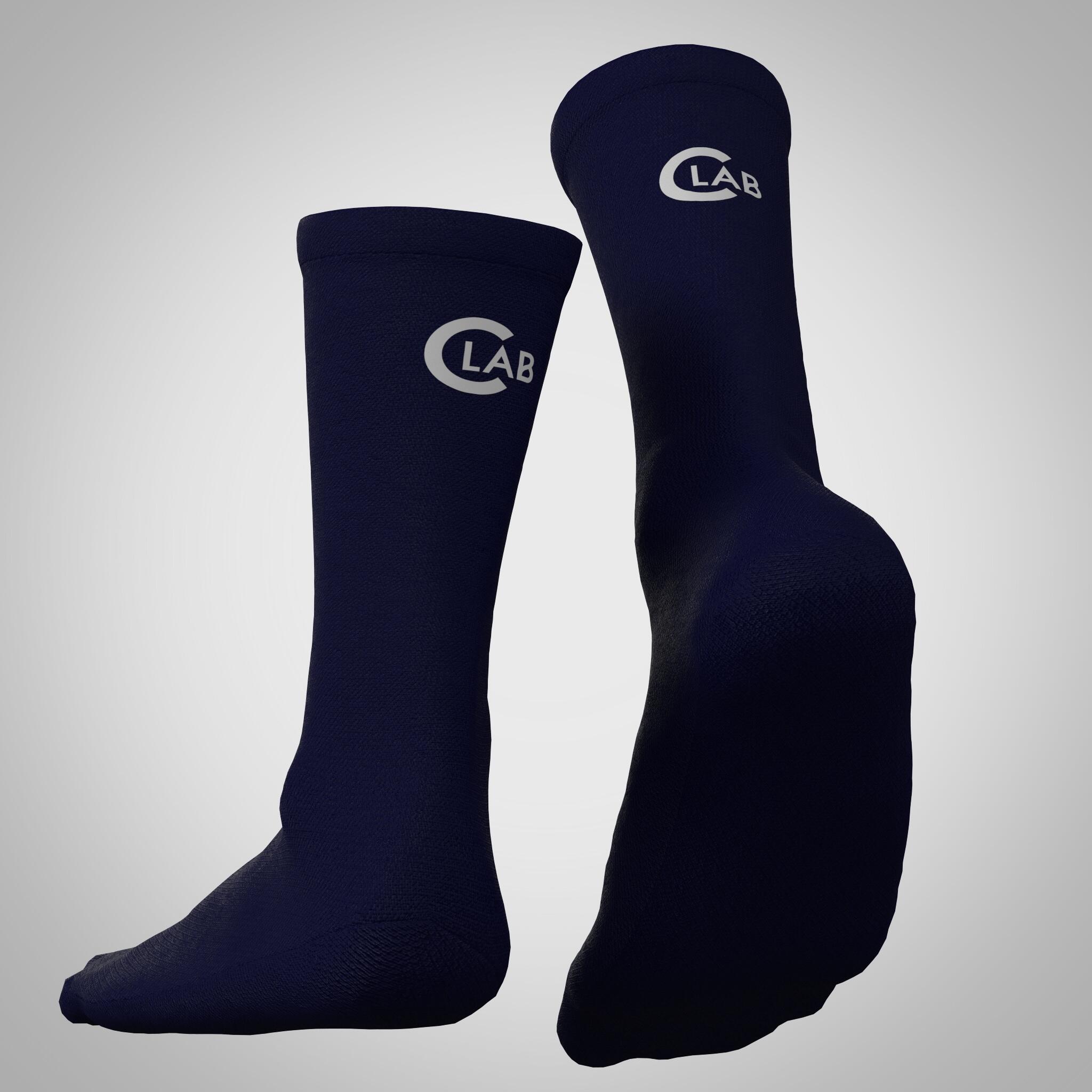 ATMUNGSAKTIVE FAHRRADSOCKEN - MARINEBLAU 2/7