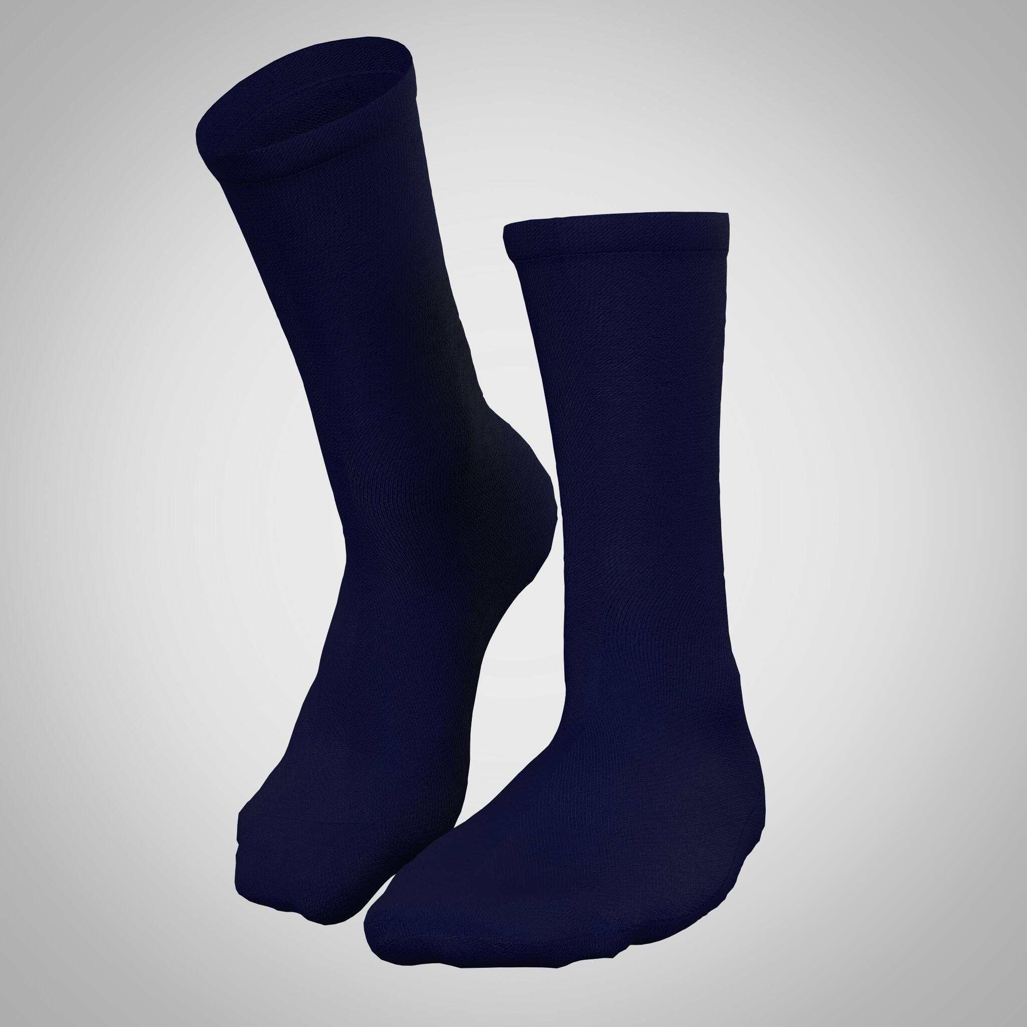 ATMUNGSAKTIVE FAHRRADSOCKEN - MARINEBLAU 3/7