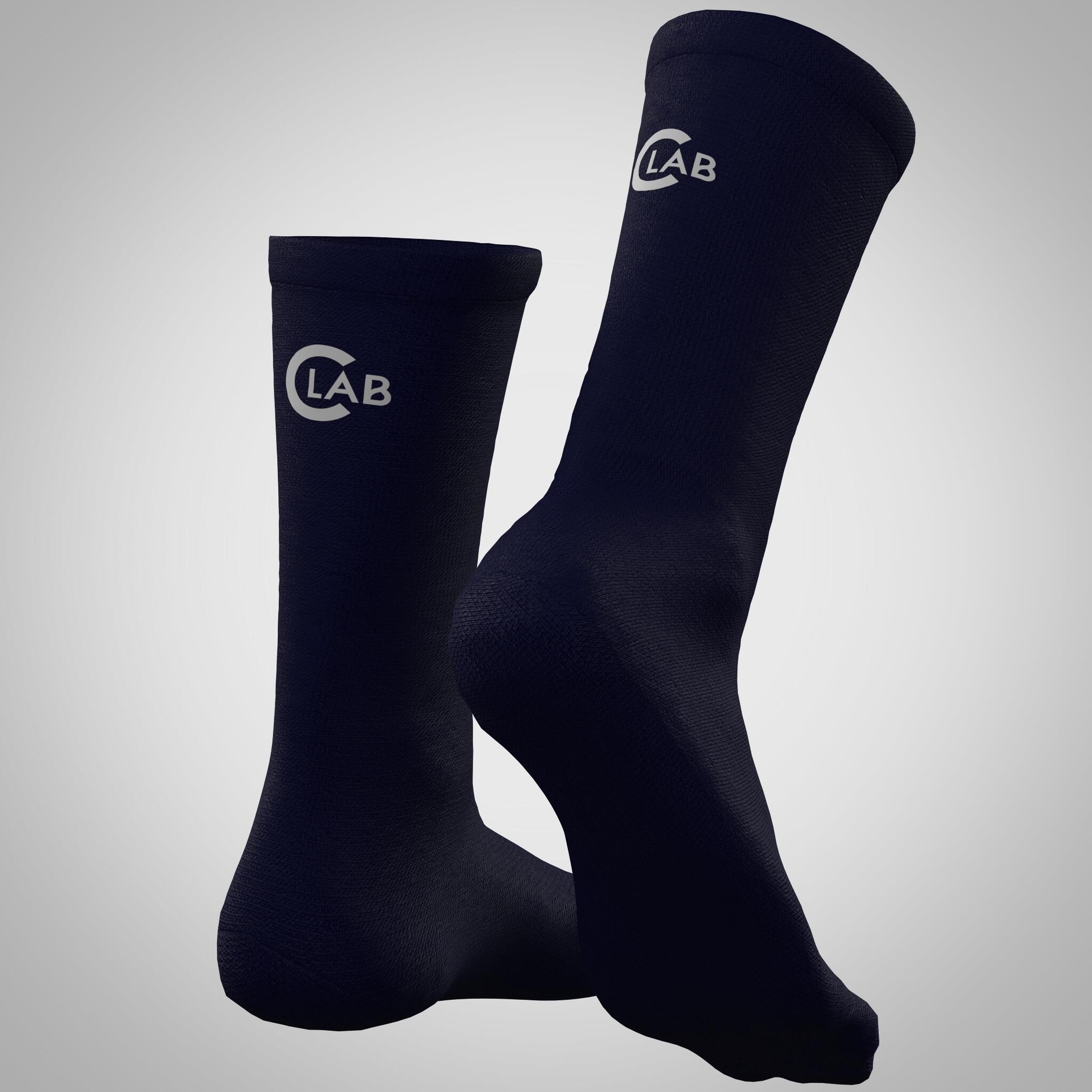 ATMUNGSAKTIVE FAHRRADSOCKEN - MARINEBLAU 5/7