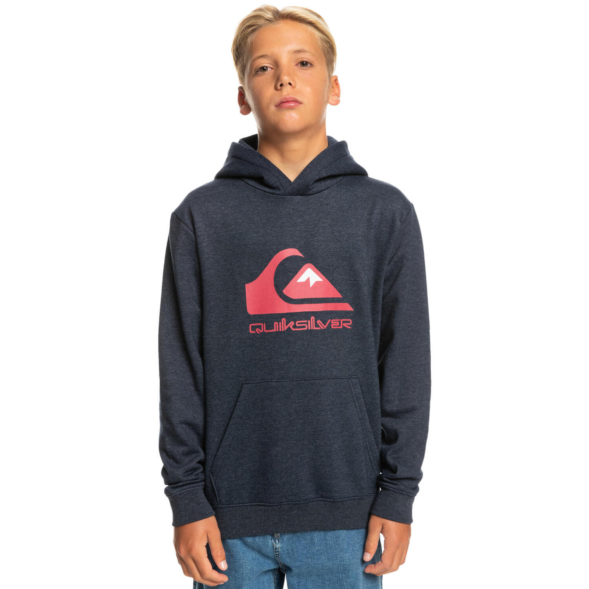 Bluza z kapturem dla Chłopcy BIG LOGO Niebieski