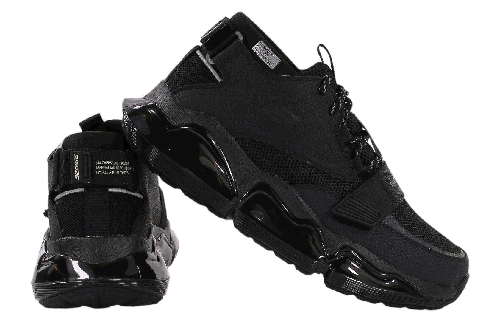 Buty na co dzień męskie SKECHERS AIR CUSHIONING MEGA skóra 3/4