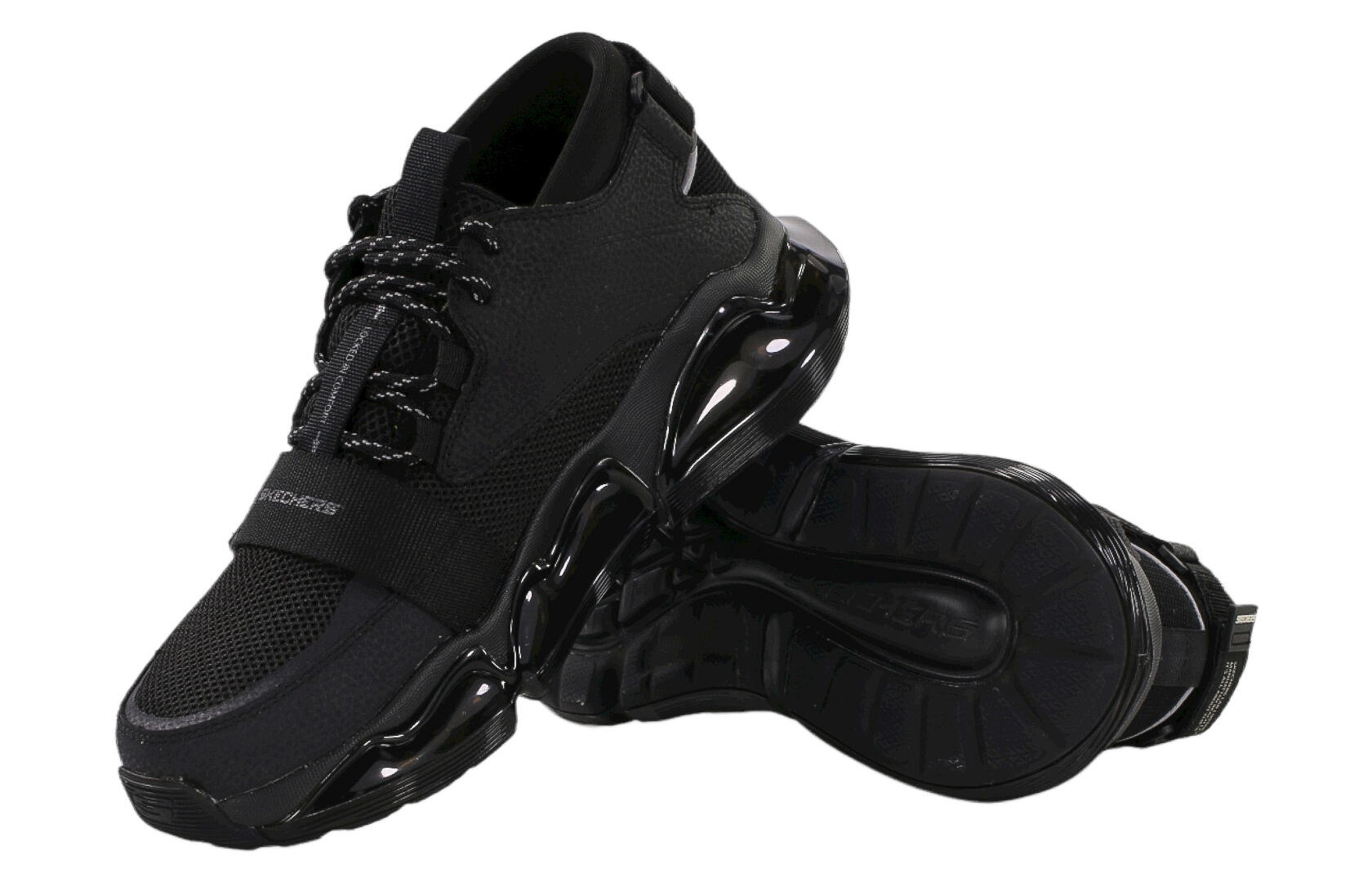 Buty na co dzień męskie SKECHERS AIR CUSHIONING MEGA skóra 4/4