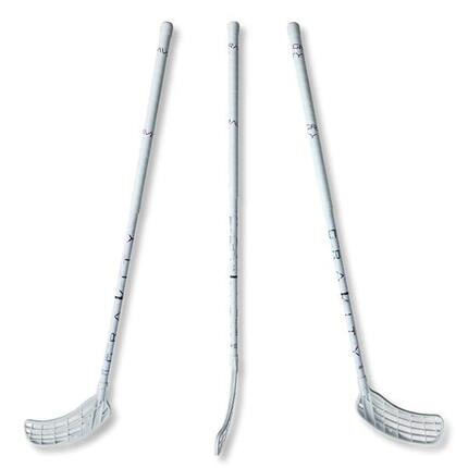 Kij do unihokeja z włókna szklanego Gravity 100/112 cm IFF lewy biały