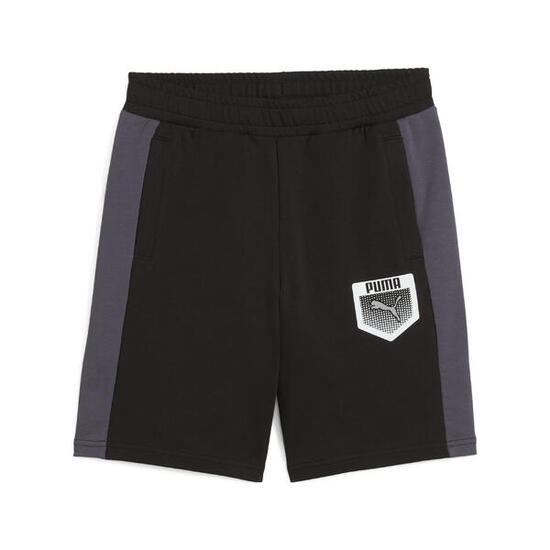 Short molletonné à motif Active Sports Enfant et Adolescent PUMA Black