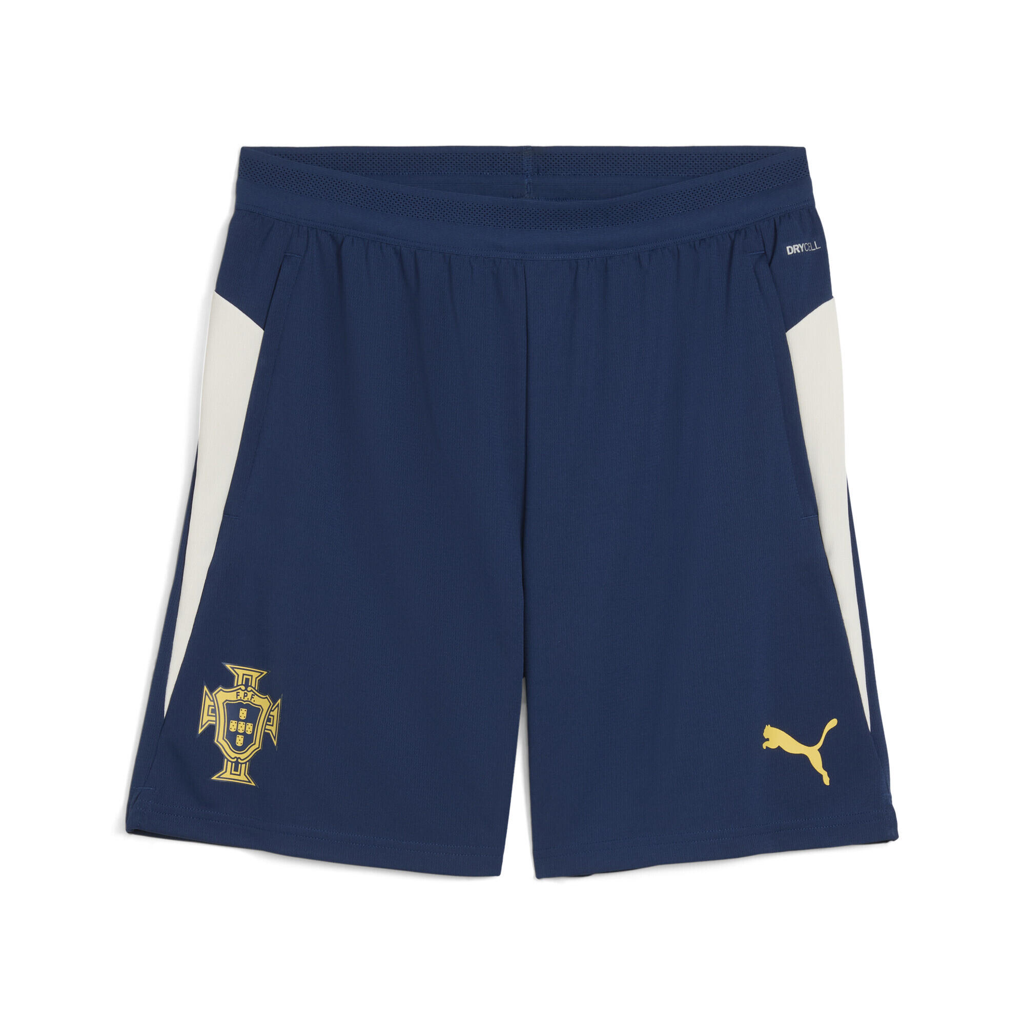 Shorts sportive bărbați Portugal Trainingsshorts, Albastru Marin PUMA