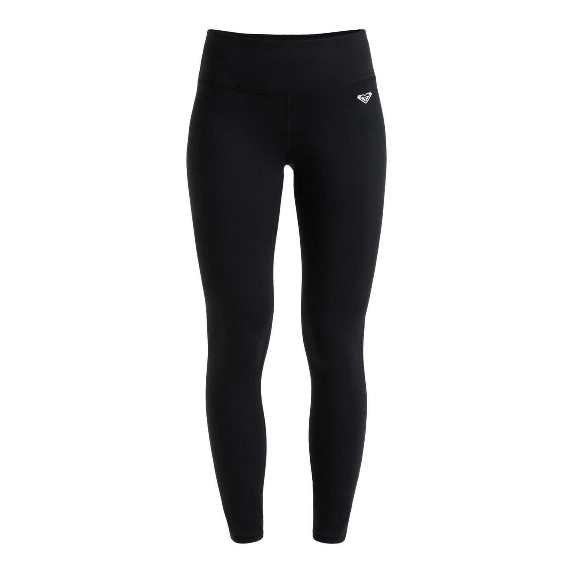 Legginsy sportowe dla Kobiety EVERYDAY FLOW Czarny