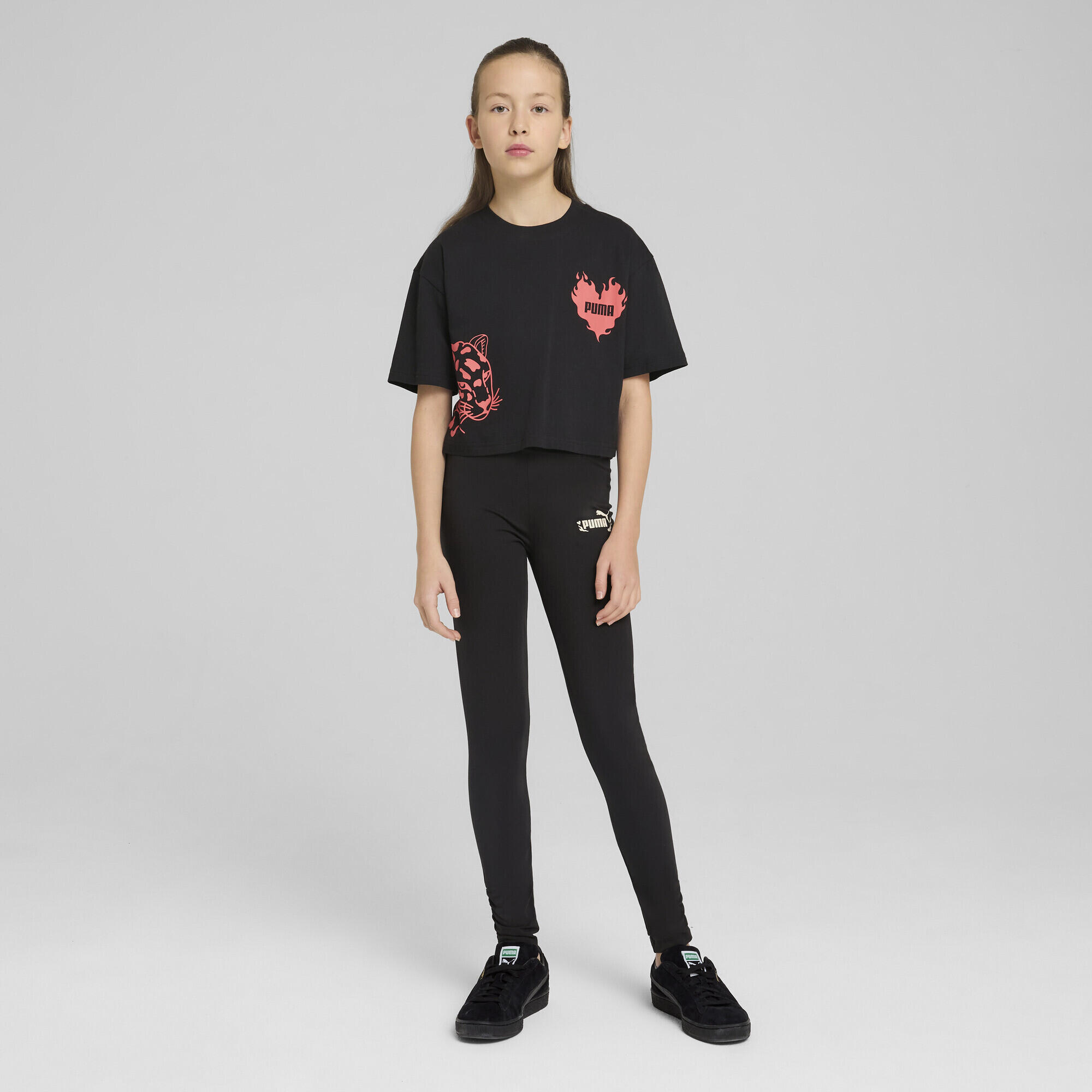 Leggings Flaming Love da ragazza PUMA Black 5/7