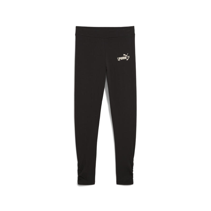 Młodzieżowe legginsy Flaming Love PUMA Black