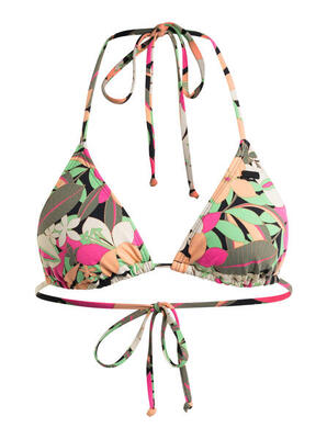 Top de Bikini Tiki Tri PRINTED BEACH CLASSICS Negro Mujer