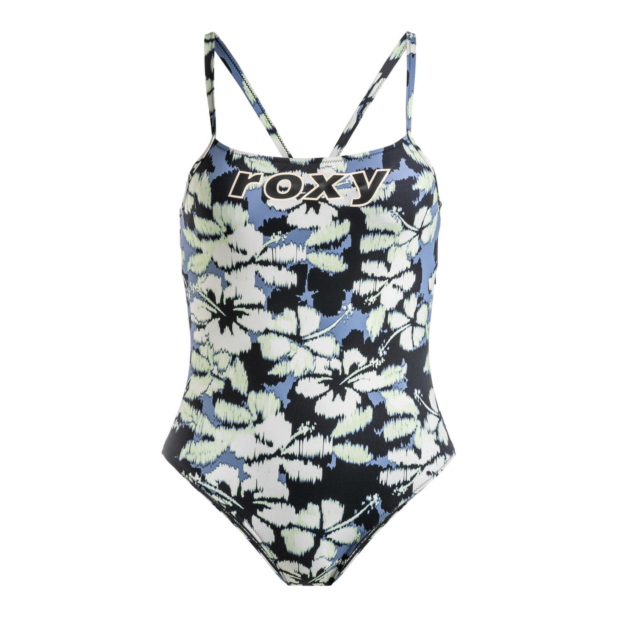Jednoczęściowy strój kąpielowy dla Kobiety ROXY ACTIVE BASIC Niebieski