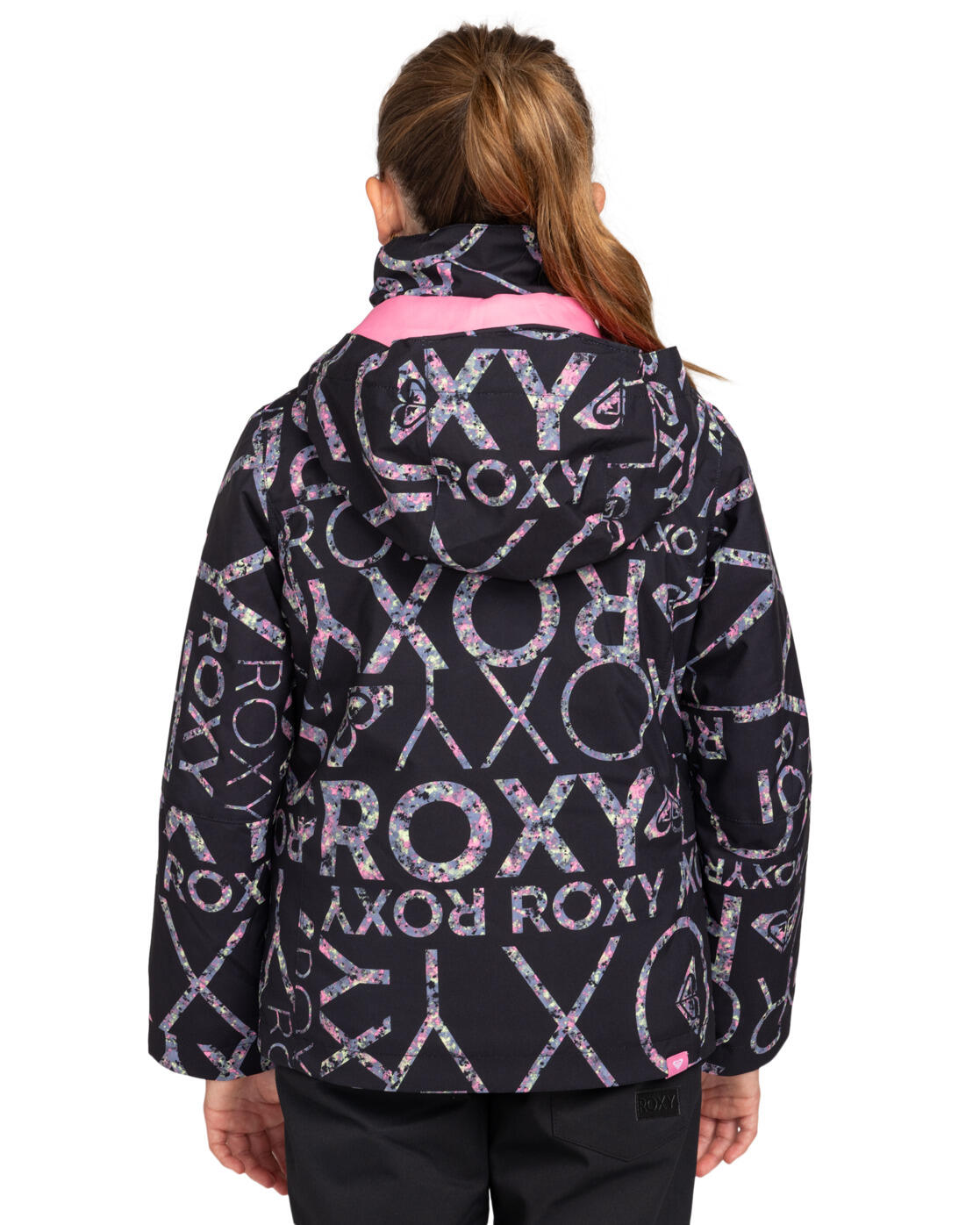Schneejacke ROXY JETTY Schwarz Meisjes 8-16 3/4