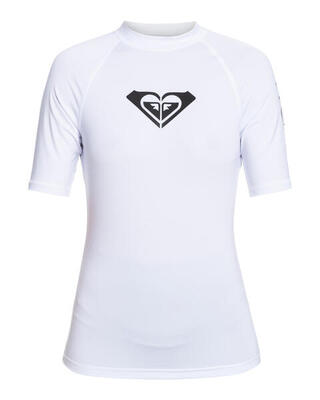 Kurzarm-rashguard whole hearted weiss dames