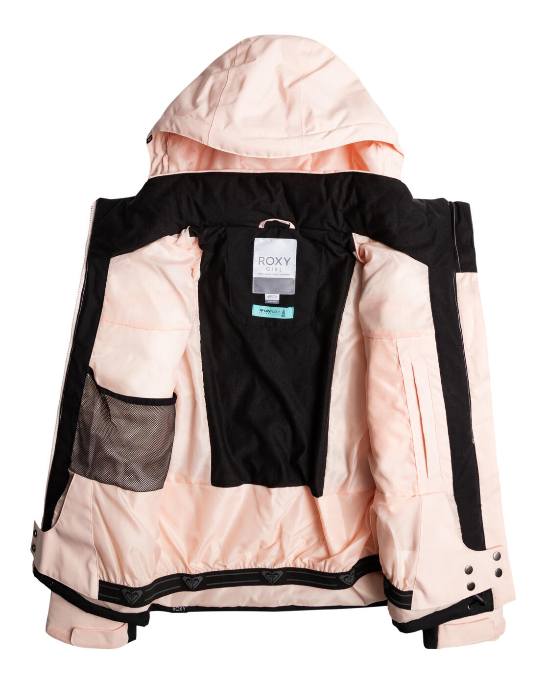 Schneejacke ROXY JETTY Schwarz Meisjes 8-16 4/4