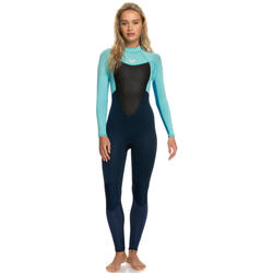 Combinaison de surf back zip 3/2MM PROLOGUE Bleu Femme