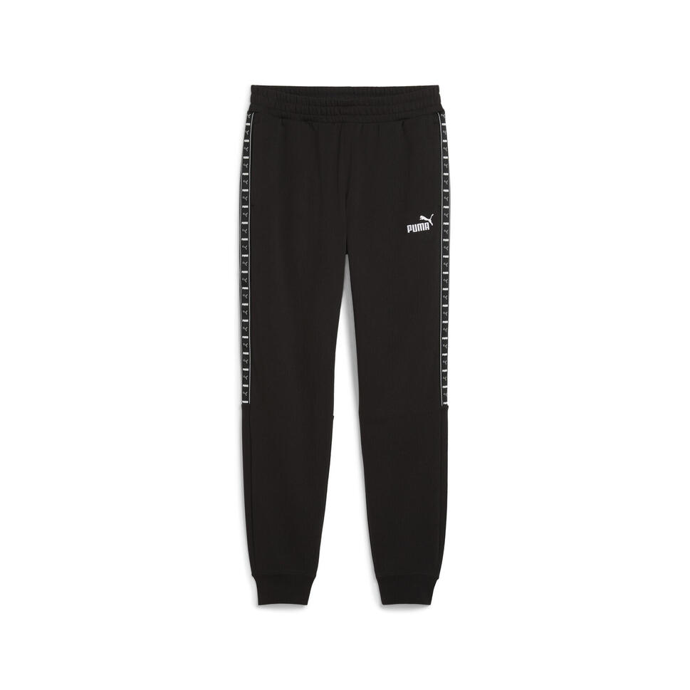 Męskie spodnie dresowe Essentials Tape PUMA Black