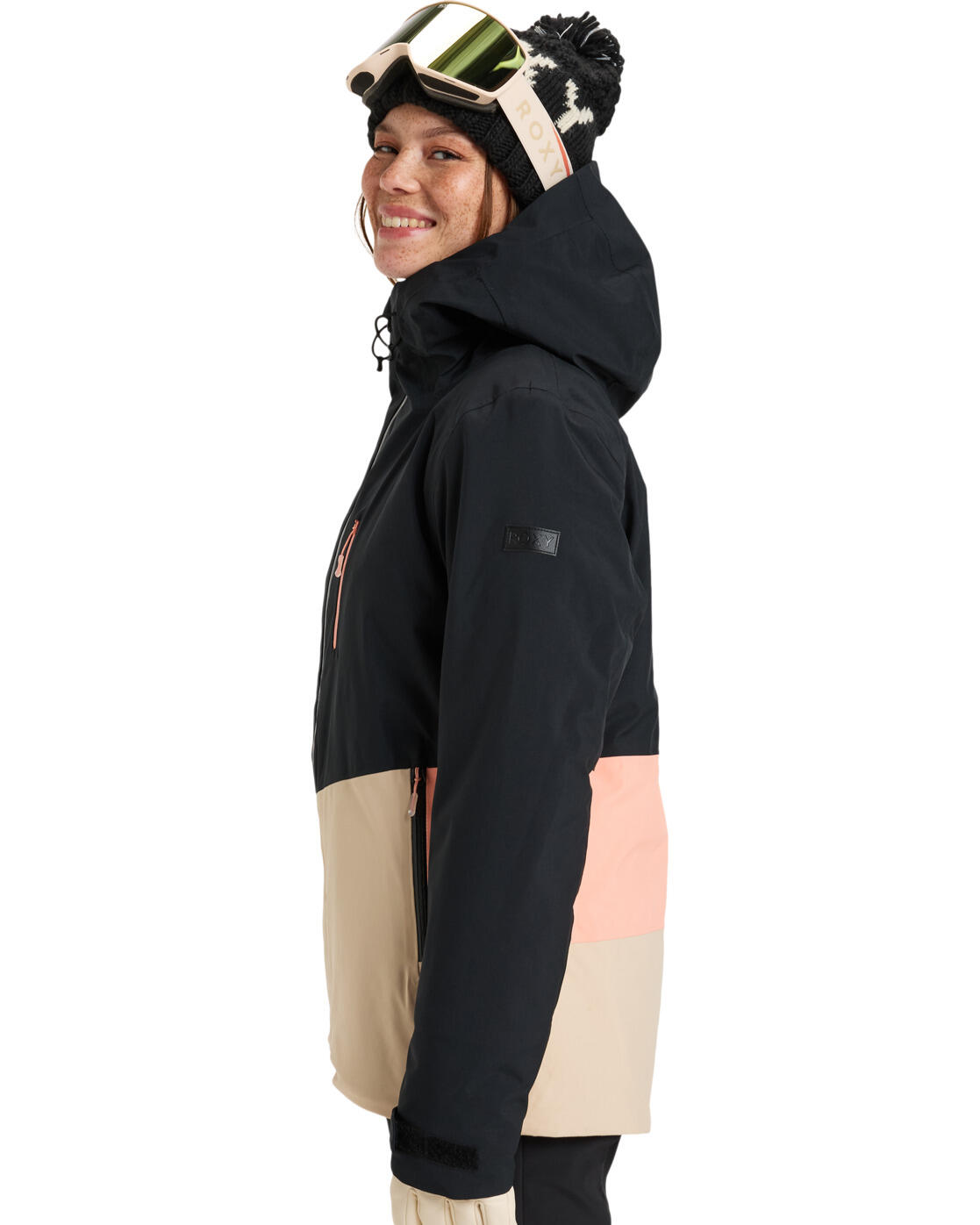 Veste de snow PEAKSIDE Noir Femme 3/4