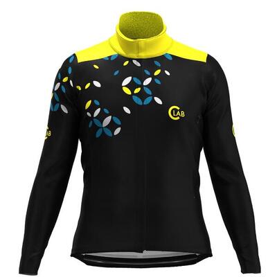 Pirineus waterdichte winterjas met zwart/gele kruisen