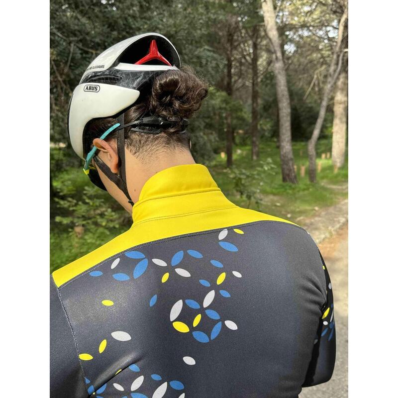 Veste Hiver Imperméable PIRINEUS Croisillons Noir/Jaune