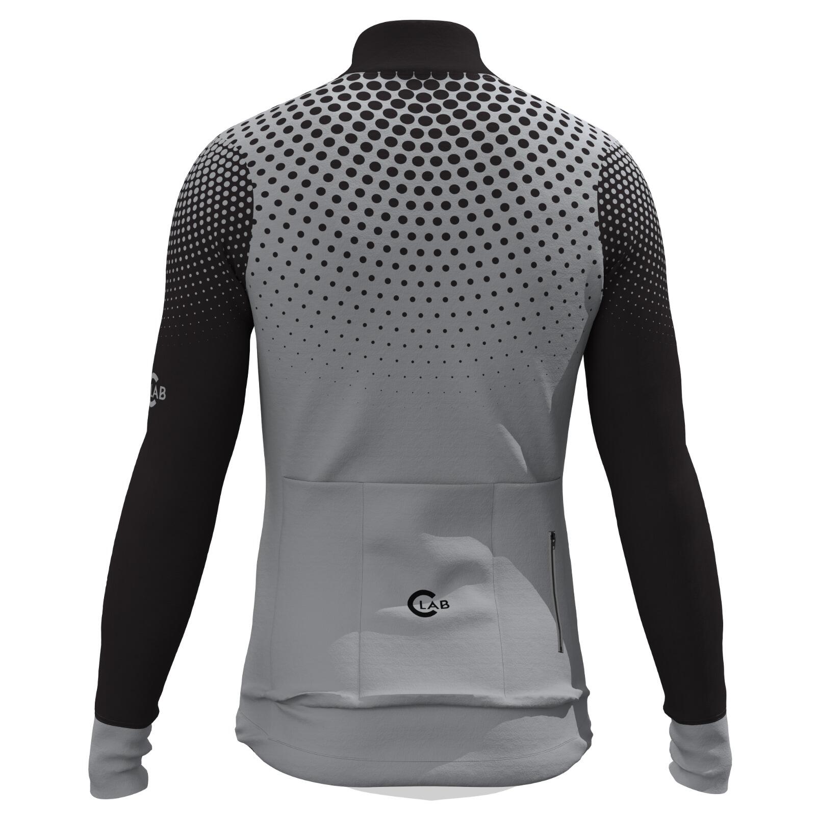 MAGLIA CICLISTA MANICHE LUNGHE FELPATA ORDINO 3/7